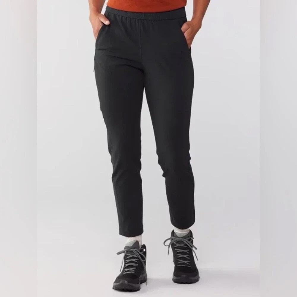 Alder Open Air Pant Black Gorpcore Outdoors Utility Pockets Cropped SZ L